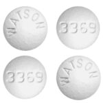 Generic Fioricet WATSON 3369 Pill – white round, 11mm – Watson Pharmaceuticals