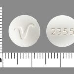Generic Fioricet Qualitest Pharmaceuticals Inc 2355 V Pill - White round, 11mm